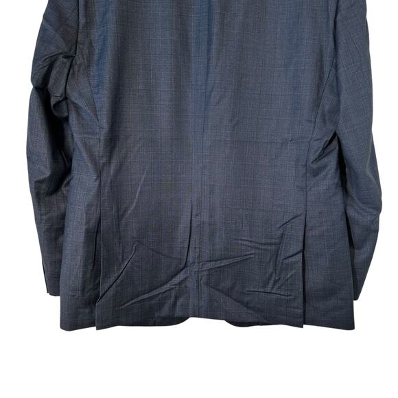 Galaxy Suggello Men’s 100% Wool 2 Button Blazer Navy Blue Size 48B Made in Korea - Picture 7 of 13
